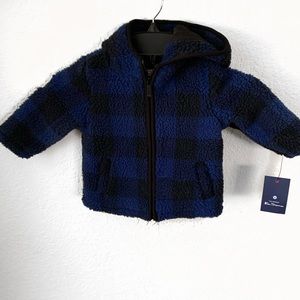 Ben Sherman Fleece Hoodie Jacket 12months NWT